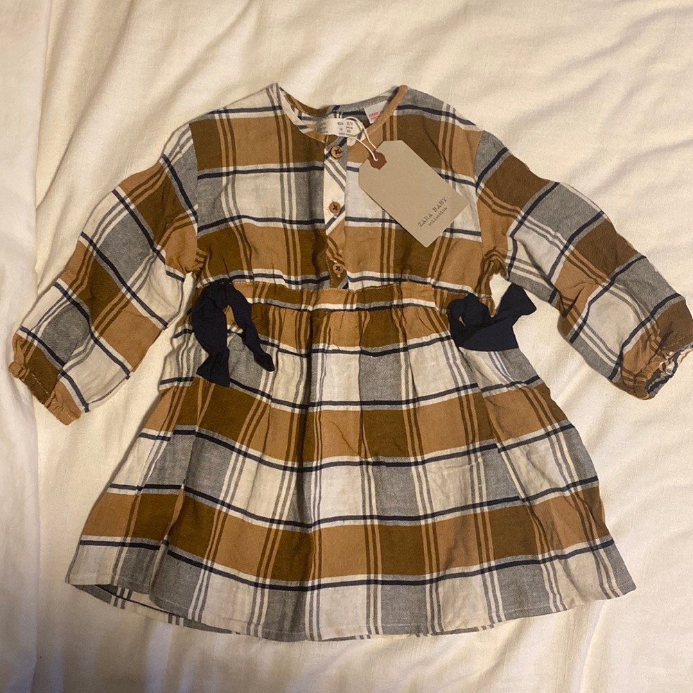 Zara Girls Plaid Dress